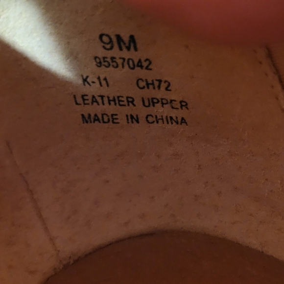 Sperry Snakeskin Gold Leather Penny Loafer Ballet Flat Size 9 - Picture 6 of 6